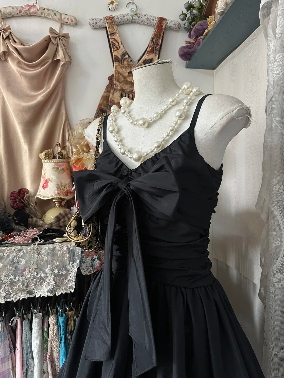 Robe de soirée courte noire, élégante et simple, style rétro, robe de bal d'anniversaire, gh4775