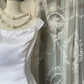 Girlhomeshops - Robe de soirée longue en satin blanc, coupe trapèze, élégante et simple, gh5190