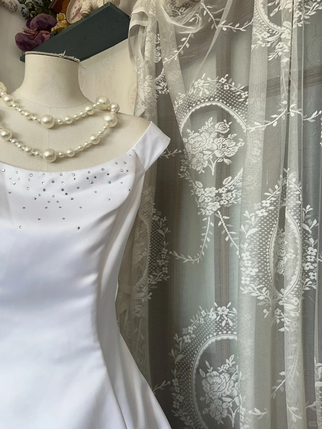 Girlhomeshops - Robe de soirée longue en satin blanc, coupe trapèze, élégante et simple, gh5190