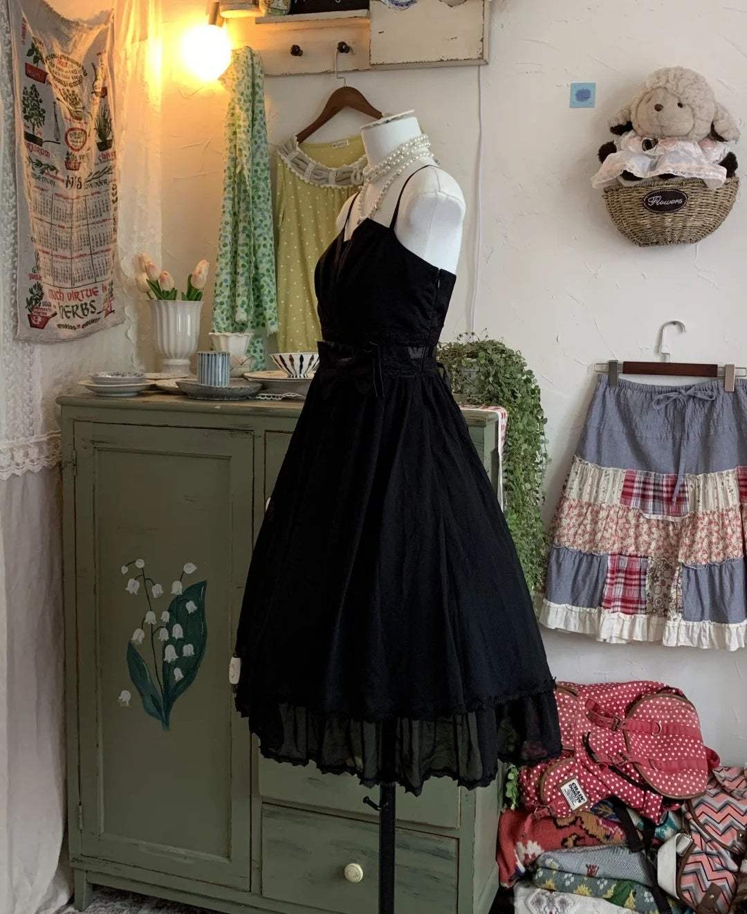 Robe de soirée courte en mousseline de soie noire, mignonne et exquise, avec nœud papillon en dentelle, robe de bal, robe d'anniversaire, robe de bal, gh3922