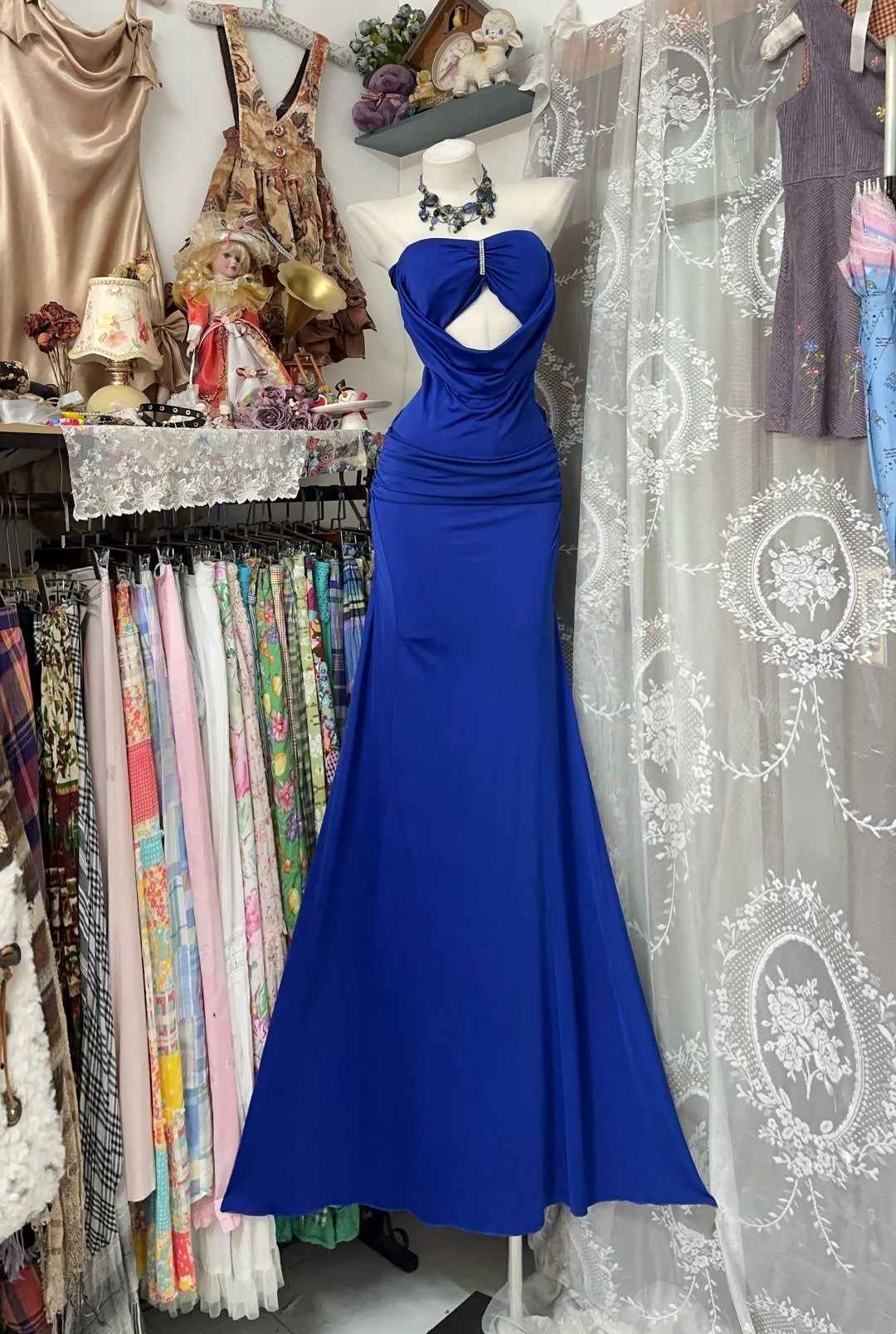 Retro Dress Exquisite long evening gown gh6687