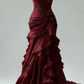 Ivory Vintage Floral Long Tulle Ball Gown Wedding Dress gh4955