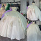 girlhomeshops-Quinceanera Kleider Prinzessin Langes Süßes Ballkleid für 16-Jährige gh6299
