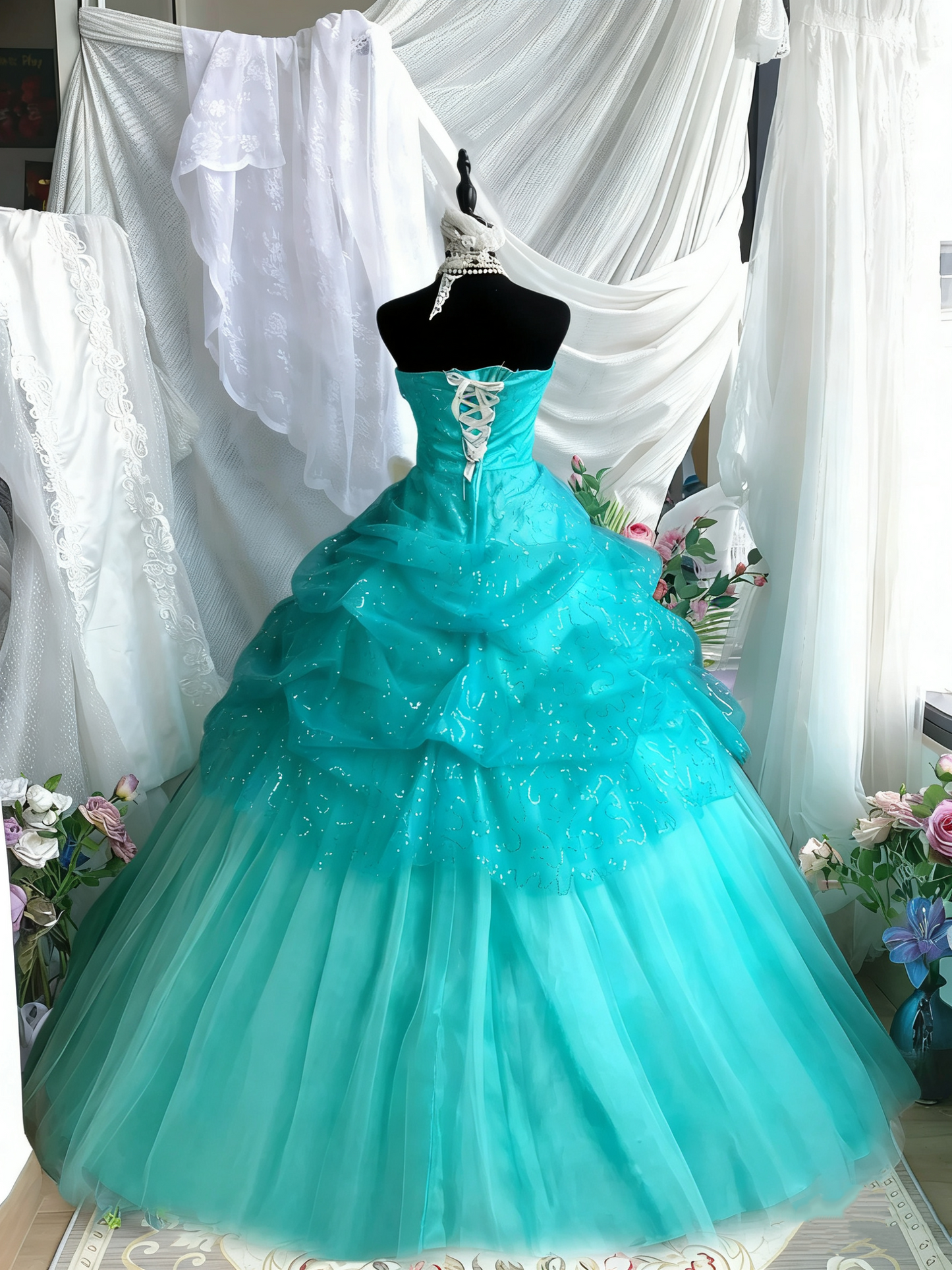 Neue formelle Ballkleider und Abschlusskleider Quinceañera-Kleider gh6497