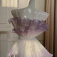 Purple Fairy Elegant Beautiful Homecoming Dress Short Chiffon Ball Gown Birthday Party Dress Evening Dress gh4411