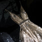 girlhomeshops--Gold gorgeous exquisite beaded long elegant tulle prom dress ball gown gh5695