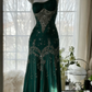 Elfenbeinfarbenes Vintage-Kleid, elegant, glänzend, exquisite Strass-Perlen, langes Chiffon-Ballkleid, Abendkleid, Geburtstagspartykleid, Abschlussballkleid, Abschlusskleid, gh3945