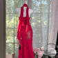 girlhomeshops – (Inklusive passendem Schal) Neues elegantes, rosafarbenes Abendkleid gh6116