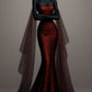 Girlhomeshops-Blue/Purple Sparkling Long Satin Mermaid Prom Dress Evening Dress Party Dress gh5000