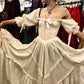 Ivory White Vintage Elegant Long Chiffon Ball Gown Evening Dress Bridesmaid Dresses gh4104