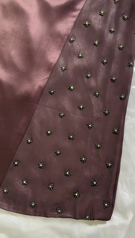 Sexy Vintage Brown Spaghetti Strap Fitted Waist Slim Prom & Evening Party Dress gh8536