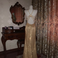 Gold Sequin Spaghetti Strap Fitted Waist Slim Sexy Prom Gown, Evening Dress, Graduation Prom Dress gh7262