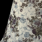 Vintage Oil‑Painting Floral Print Midi Gown, Off‑The‑Shoulder Ruffle Short Sleeves, Fitted Waist, Flared Midi Mermaid Skirt, Ruffled Hem, Retro Garden Prom Photoshoot Party Dress gh8871