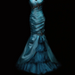 Turquoise Strapless Waist-Cinched Bodycon Sexy Mermaid Prom & Evening Gown gh7340