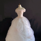 Gradient Blush Pink Off-the-Shoulder Romantic Gown, Cinched Waist, Voluminous Princess Skirt, Wedding Dress & Bridal Gown gh8251