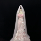 Blush Pink Strapless, Cinched Waist, Slim Fit, Rhinestone Rose Details, Charming Long Romantic Dress, Wedding Gown gh8083