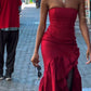 girlhomeshops-Blue/Wine Red/Yellow/Purple Long Chiffon Ruffle Prom Dress Graduation Dress gh5929