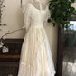 girlhomeshops-Long-Sleeved Dress, Retro Half-High Collar, Elegant Long Exquisite Lace Tulle Wedding Dress gh5853