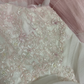 Blush pink strapless romantic gown with embroidery details, fitted waist and voluminous princess skirt, wedding dress & bridal gown gh8253