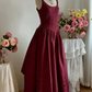 girlhomeshops -- Elegantes langes Satinkleid aus weißer Spitze im Retro-Stil, gh5704