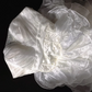 White Strapless Waist-Cinched Gown with Tiered Skirt, suitable for prom, birthday parties and wedding dress gh7165