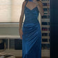 Purple/Blue Fashion Elegant Sweetheart Neck Strap Long Slim Satin Formal Prom Dress Evening Dress Party Dress Graduation Dress gh3468