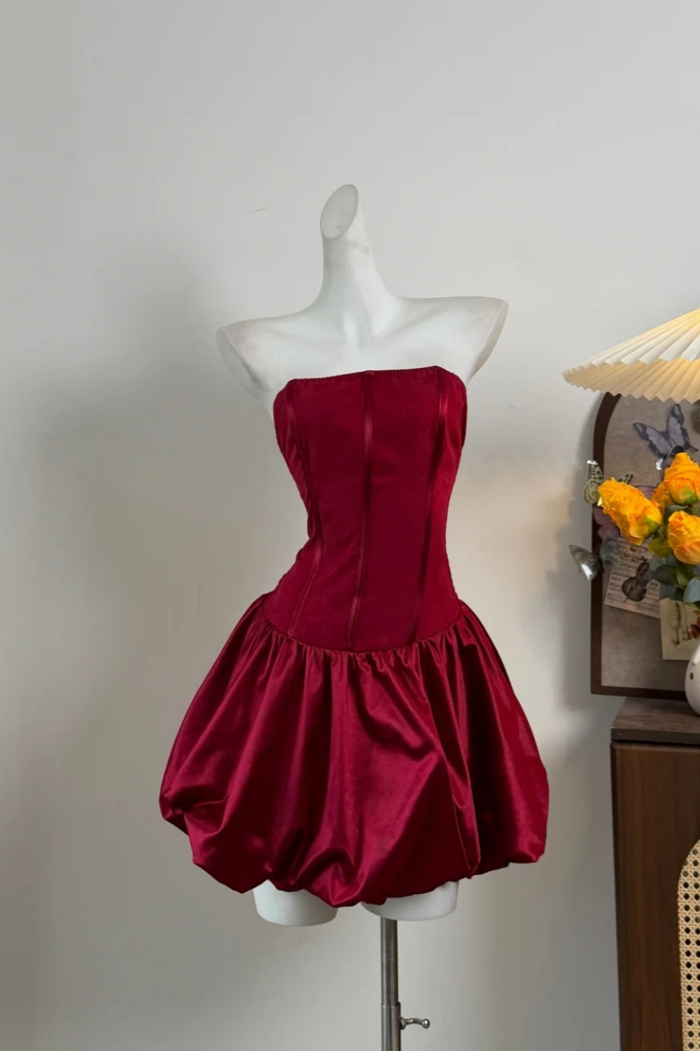 Robe courte de rentrée scolaire, robe d'anniversaire gh6826