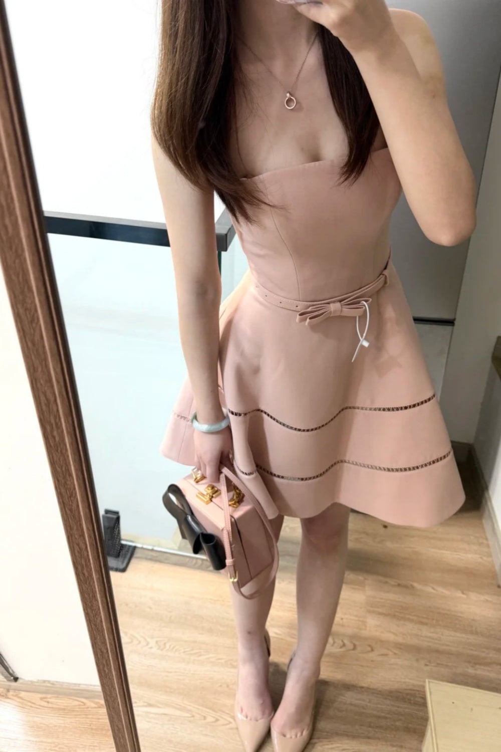 Rosa Geburtstagskleid, kurzes/langes Homecoming-Kleid gh6757