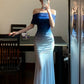 Blue Gradient Party Dress Vacation Dress Long Elegant Prom Dress Graduation Dress Formal Dress gh6631