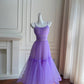 Mint Flowy Long Chiffon Ball Gown Birthday Party Dress gh4405