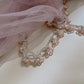 Light Pink/Blue Chiffon Rhinestone Strapless Cake Layered Ruffles Elegant Sweet Long Party Dress Prom Dress Evening Dress gh4760
