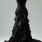 Ivory Vintage Floral Long Tulle Ball Gown Wedding Dress gh4955
