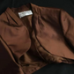 Brown halter-neck, fitted, sexy midi-length ball gown, evening gown gh7119