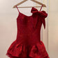 Kurzes Satin-Abendkleid/Geburtstagskleid GH6800