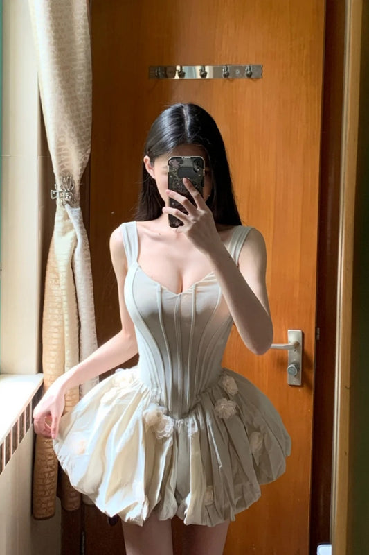Kurzes, modisches Partykleid aus Satin gh6641