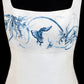 Girlhomeshops-White Delicate Floral Short Satin Homecoming Dress Birthday Dress gh5375