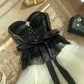 Niche Luxury Black & White Gown Strapless Lace Tulle Atmosphere Dress gh7003