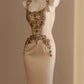 Champagne Beading Vintage Fashion Elegant Short Homecoming Dress Prom Dress Evening Dress Party Dress gh4219