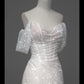✨Girlhomeshops-White Sparkling Elegant Mermaid Long Tulle Slimming Prom dress Evening Dress Party Dress gh4991