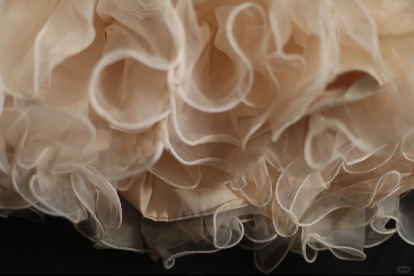 Champagne Delicate Pearl Beads Fashion Short Tulle Satin Princess Dress Wedding Dress Homecoming Dress Birthday Party Dress Cocktail Party Dress Evening Dress Prom Dress Evening Dress gh3969