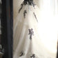 girlhomeshops-White black floral exquisite black swan princess dress organza wedding long adult ceremony birthday banquet dress wedding dress gh5833