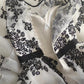 Black Swan Lace Floral Long Tulle Princess Ball Gown Evening Gown Wedding Dress gh4324