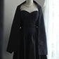 Vintage Little Black Dress Taffeta Short Homecoming Dress Satin Sweetheart Neckline Irregular Pleated Design Hand-beaded gh4375