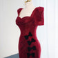 Rotes wunderschönes glänzendes langes bodenlanges Ballkleid mit Pailletten, Abendkleid, Abschlusskleid, gh4551