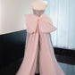Silber wunderschöne glänzende rosa Schleife lange bodenlange Pailletten Ballkleid Abendkleid Abschlusskleid gh4552