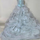 Girlhomeshops - Wunderschönes, funkelndes, elegantes, langes Ballkleid aus Tüll in Rosa, gh5320