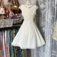 Girlhomeshops - Robe de soirée courte et simple en satin blanc, tenue de soirée, d'anniversaire, gh5186