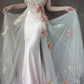 Pink Beaded Gorgeous Long Lace Tulle Mermaid Slim Ball Gown Evening Dress Party Dress gh4706