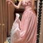Robe de bal longue en tulle rose à fleurs, élégante, robe de soirée, robe de demoiselle d'honneur, gh4461