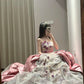 Rosa Prinzessinnen-Ballkleid gh6659